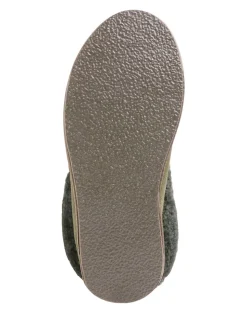 Celtic & Co. Green Men'S Sheepskin Bootee Slippers