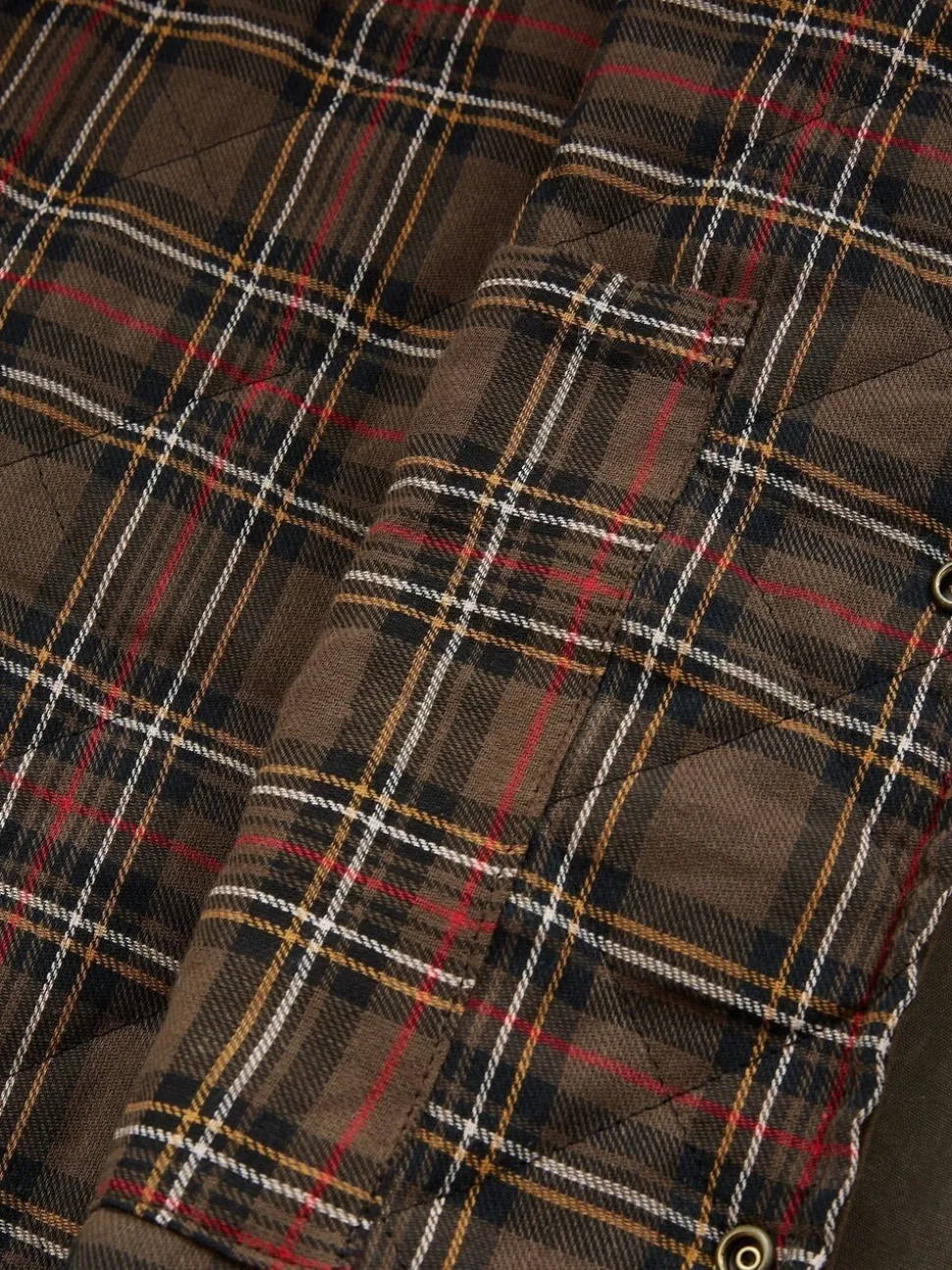 Celtic & Co. Mens Waxed 100% Cotton Brown Overshirt