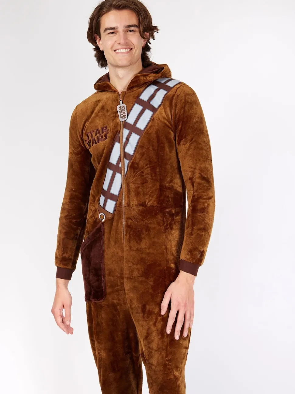 Character Brown Star Wars Chewbacca Fleece All In One