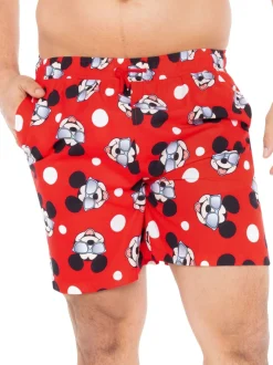 Character Red Mickey Mouse Swim Shorts