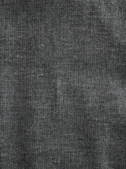 Charcoal Grey Regular Fit Smart Brushed Cotton Textured Trousers