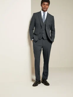 Charcoal Grey Regular Fit Essential Suit Waistcoat