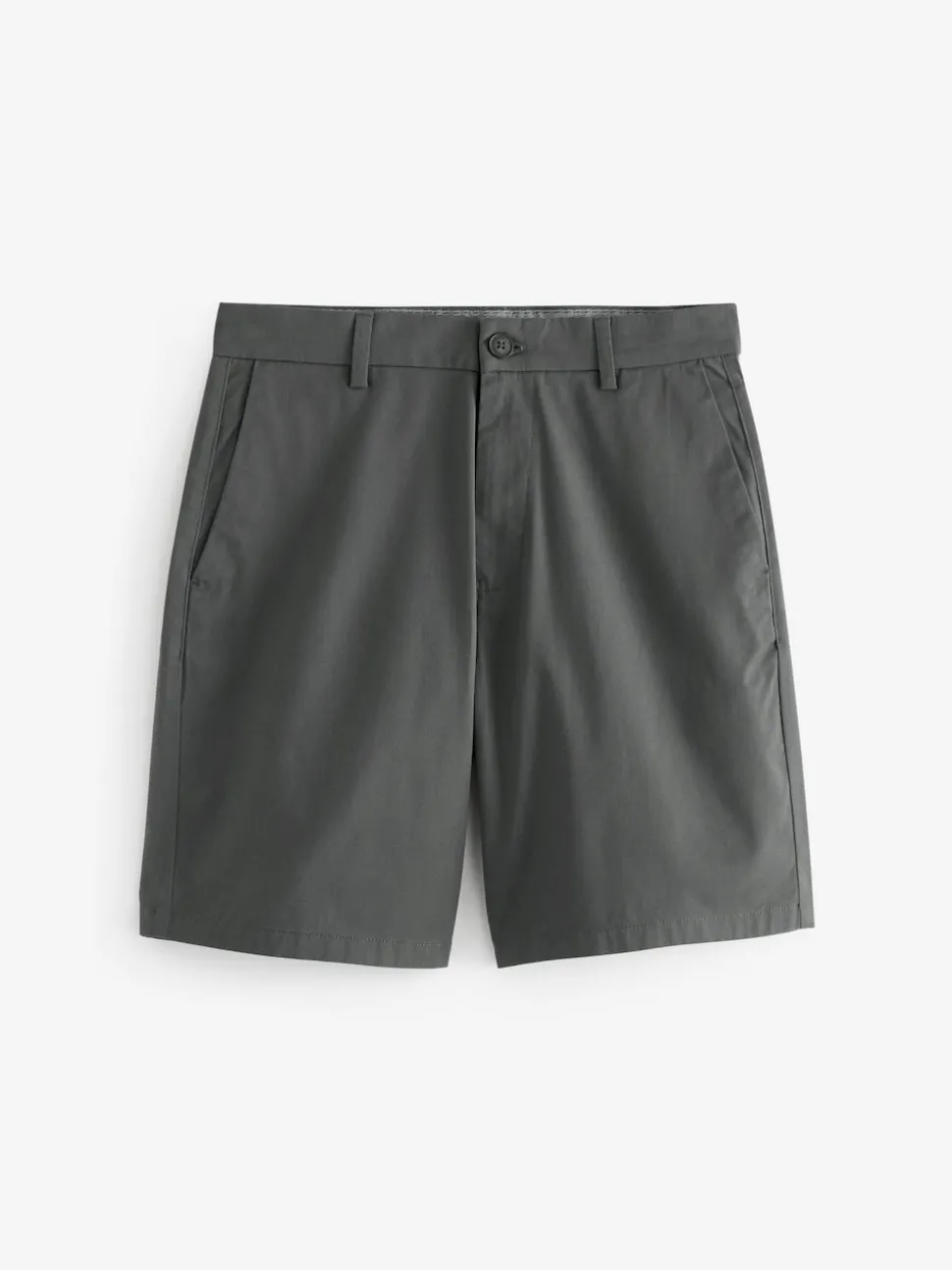 Charcoal Grey Relaxed Fit Stretch Chinos Shorts
