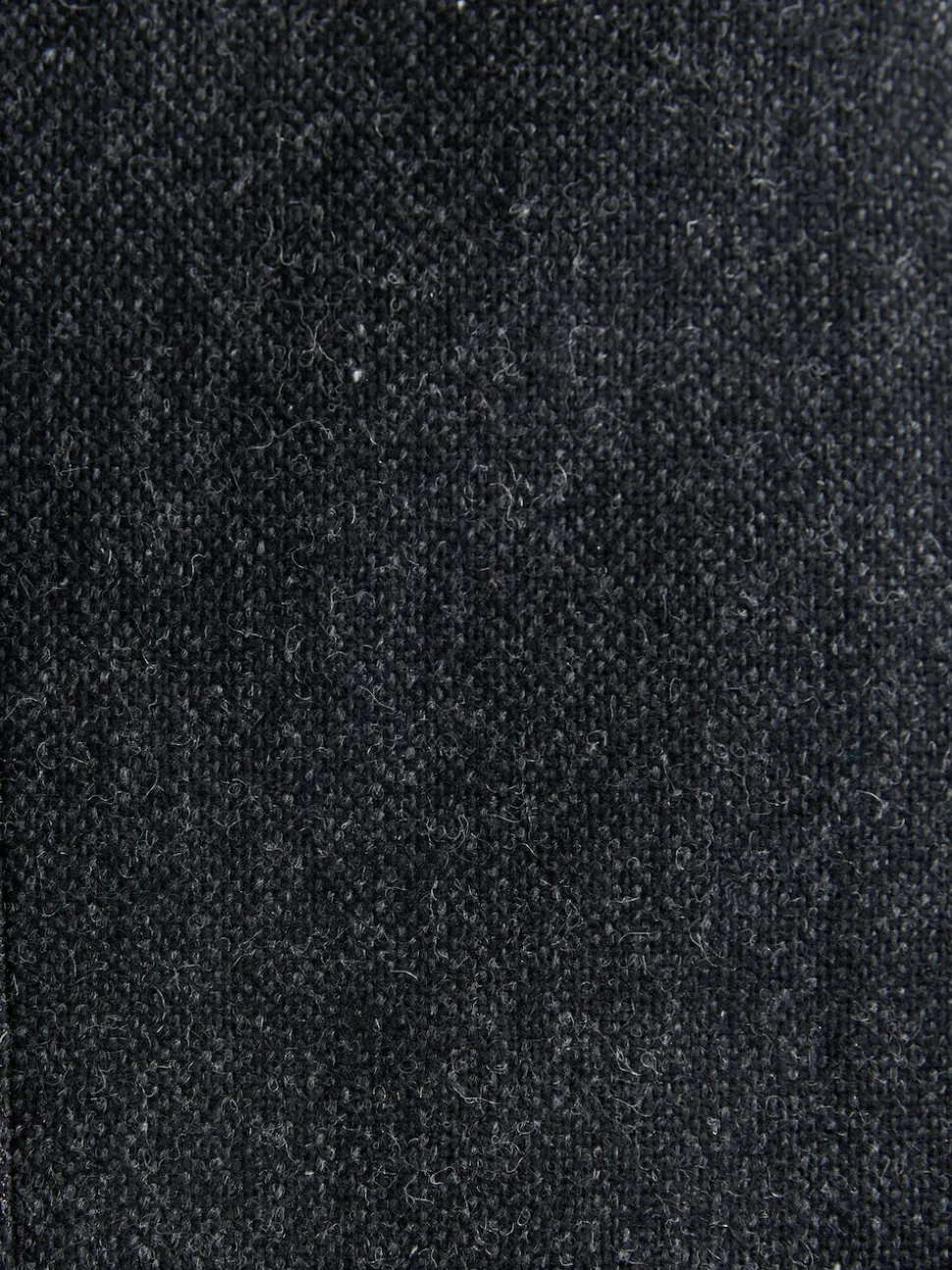Charcoal Grey Relaxed Fit Wool Blend Suit Jacket