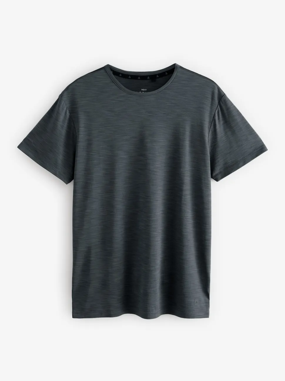 Charcoal Grey Short Sleeve Tee Active Gym Training Top