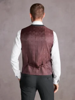 Charcoal Grey Signature Tollegno Suit Waistcoat