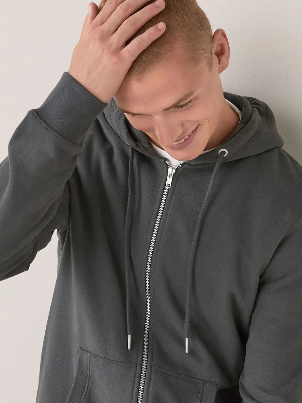 Charcoal Grey Single Hoodie