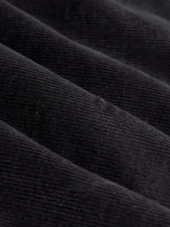 Charcoal Grey Slim Fit Motionflex Corduroy Stretch Trousers