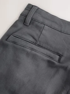 Charcoal Grey Slim Fit Slim Fit Motionflex Strech Cargo Trousers