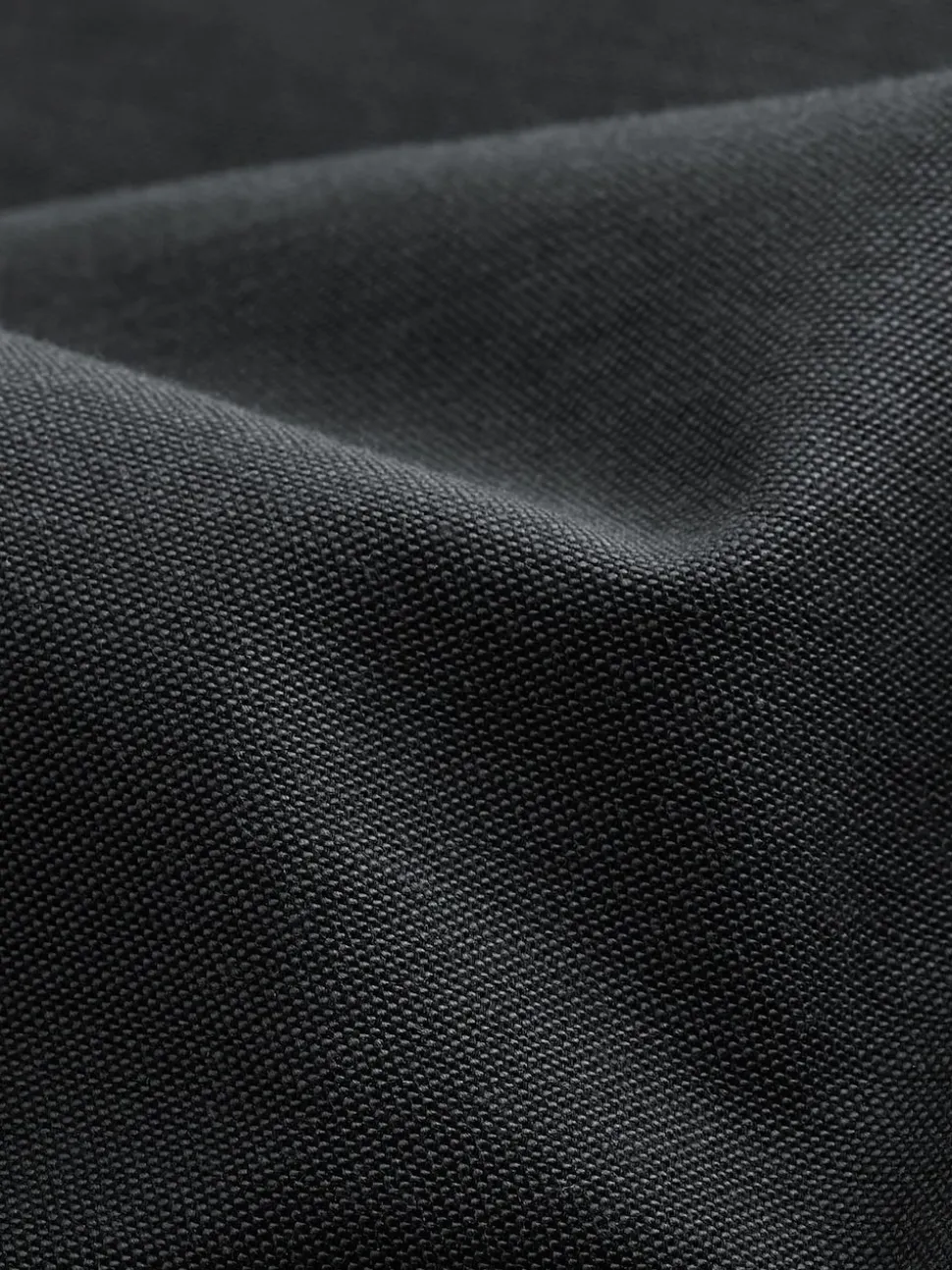 Charcoal Grey Stretch Oxford Long Sleeve Shirt