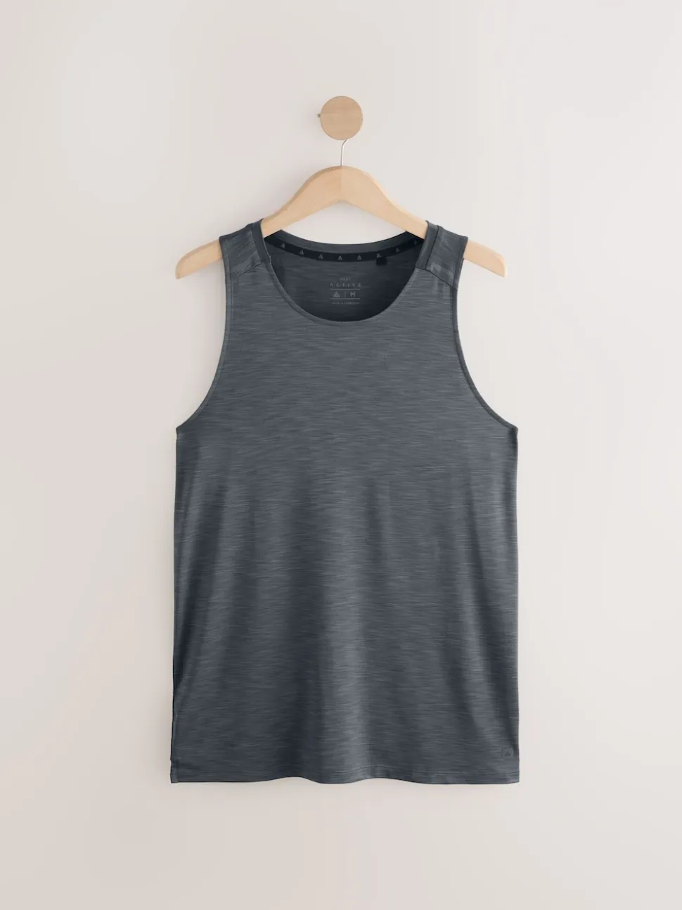 Charcoal Grey Vest Active Gym Training Top