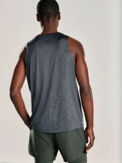 Charcoal Grey Vest Active Gym Training Top