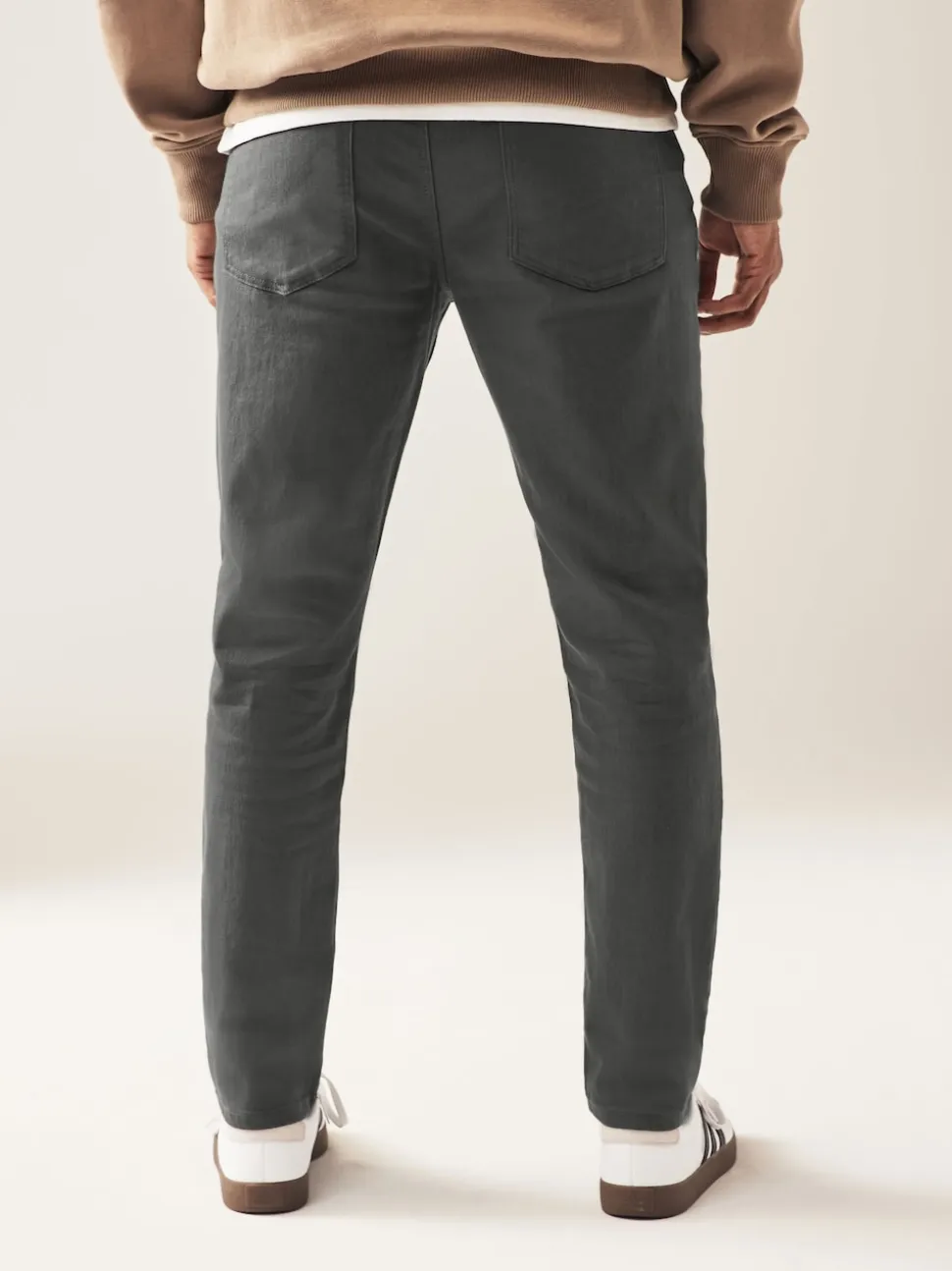Charcoal Single Slim Fit Classic Stretch Jeans