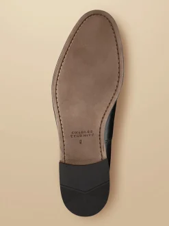 Charles Tyrwhitt Black Leather Tassel Loafers