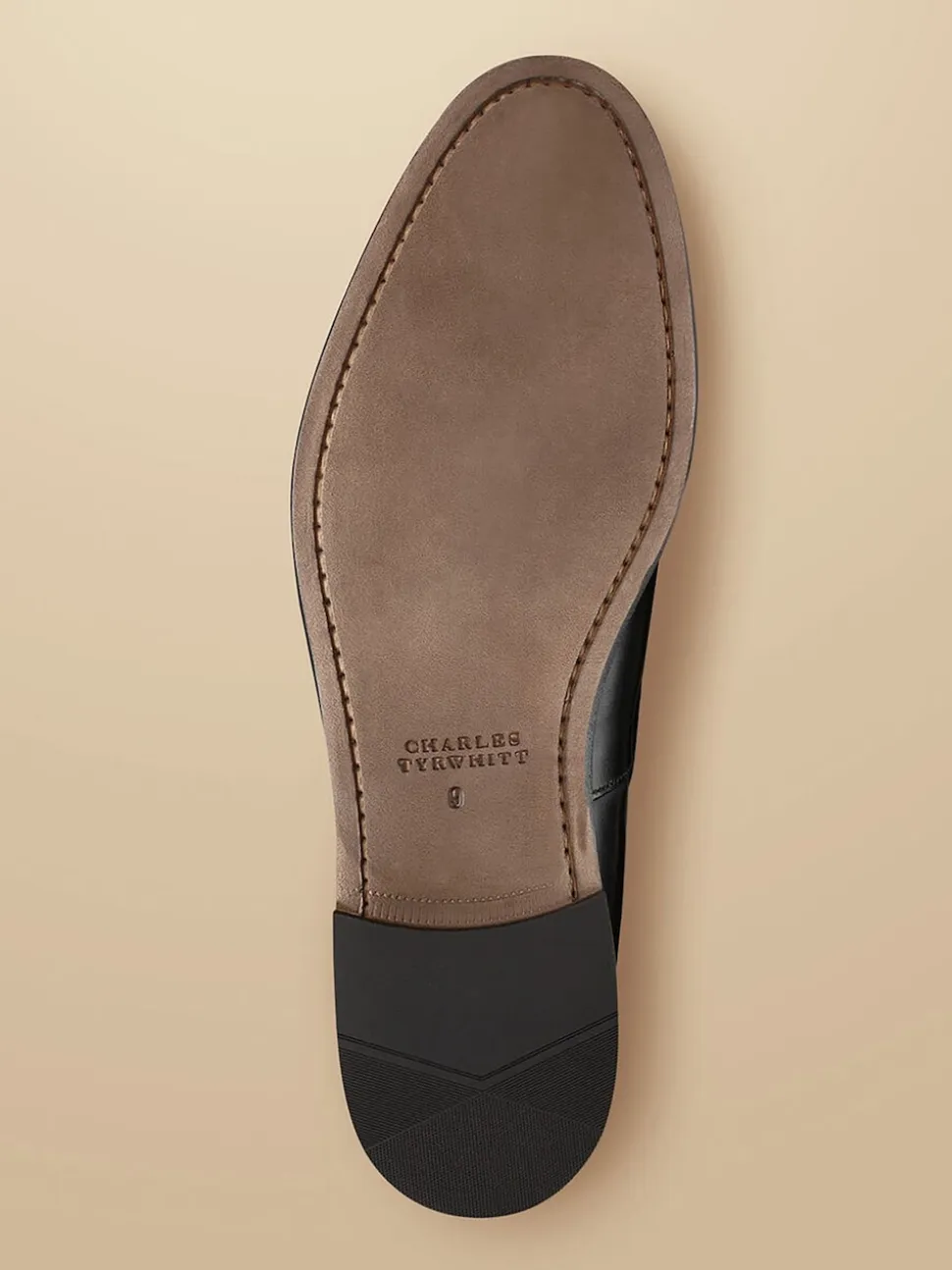 Charles Tyrwhitt Black Leather Tassel Loafers