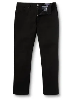 Charles Tyrwhitt Black Twill Slim Fit 5 Pocket Jeans
