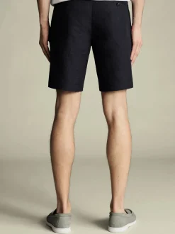 Charles Tyrwhitt Blue 100% Linen Shorts