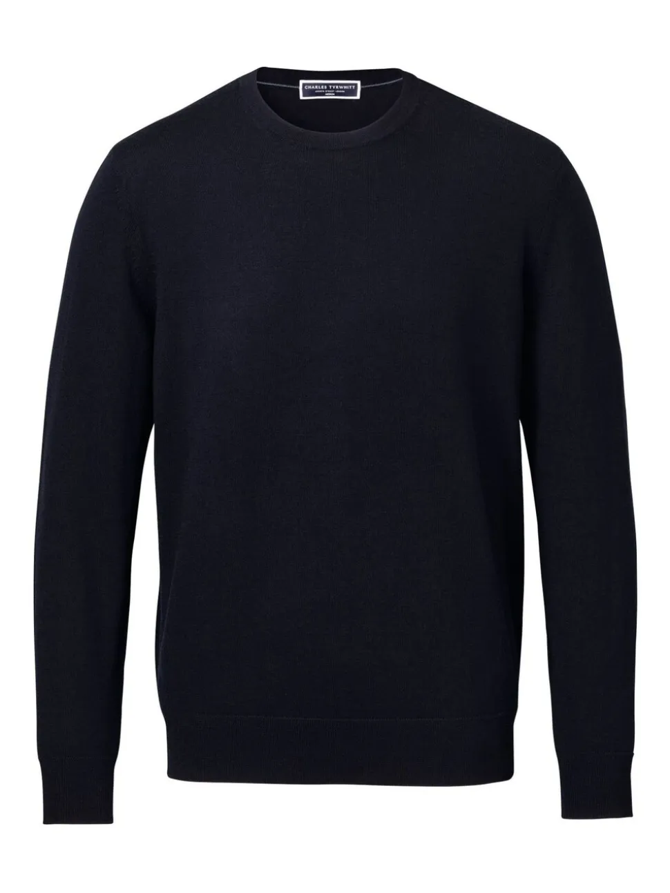 Charles Tyrwhitt Blue Pure Merino Crew Neck Jumper