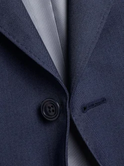 Charles Tyrwhitt Blue Slim Fit Sharkskin Slim Fit Jacket