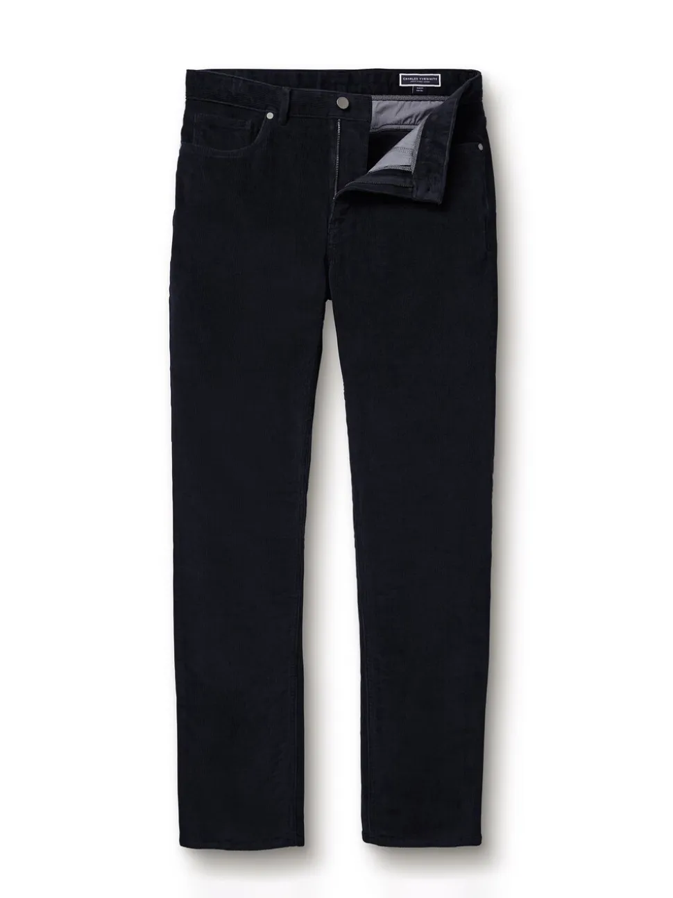Charles Tyrwhitt Blue Slim Fit 5 Pocket Corduroy Jeans