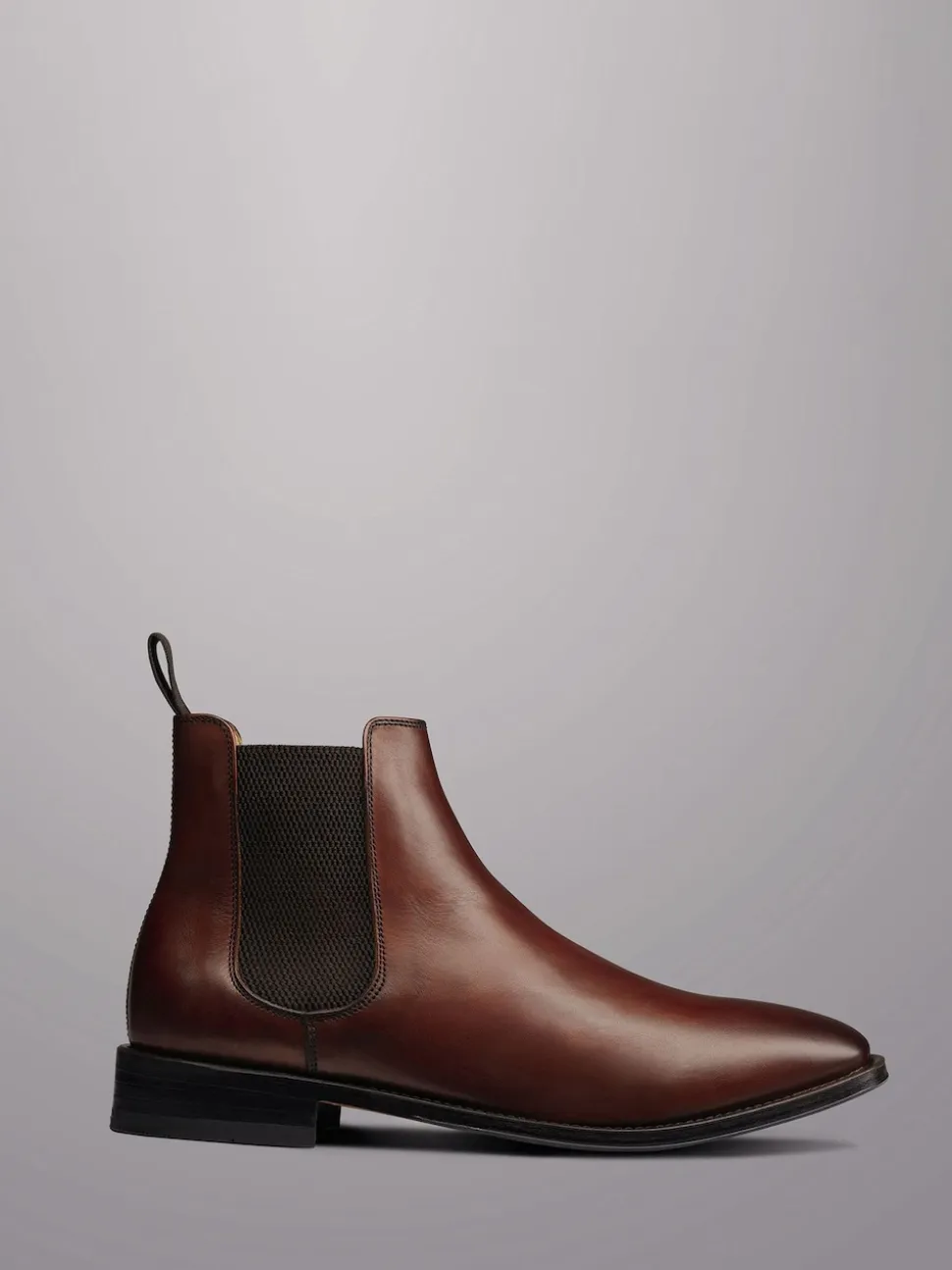 Charles Tyrwhitt Brown Leather Chelsea Boots