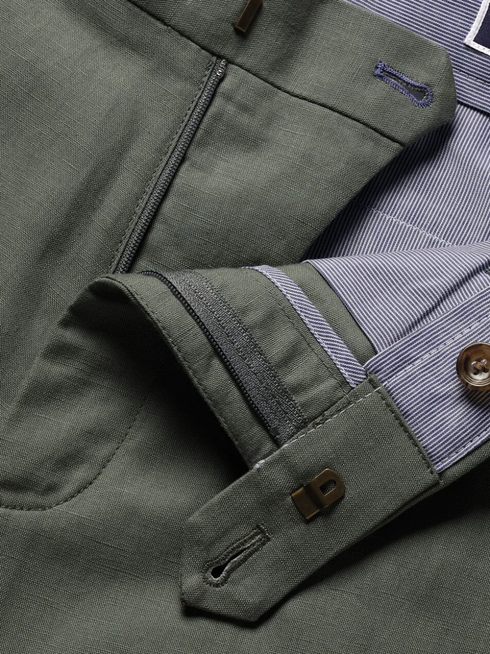 Charles Tyrwhitt Green Cotton Shorts