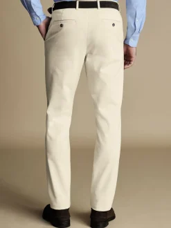 Charles Tyrwhitt Natural cream Classic Fit Ultimate non-iron Chino Trousers