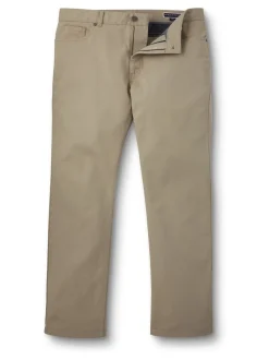 Charles Tyrwhitt Natural cream Twill Slim Fit 5 Pocket Jeans