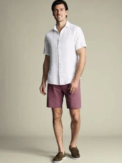 Charles Tyrwhitt Red Cotton Shorts