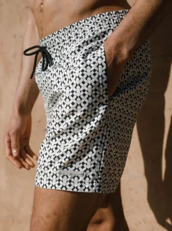 Chelsea Peers Black Flamingo Print Swim Shorts