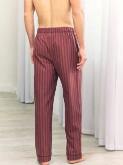 Chelsea Peers Blue Blurred Stripe Long Pyjama Bottoms