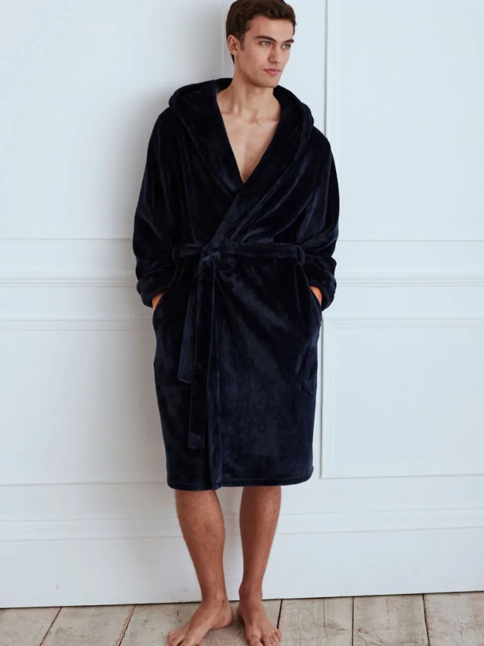 Chelsea Peers Blue Fleece Dressing Gown