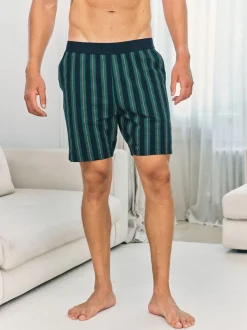 Chelsea Peers Blue Stripe Pyjama Shorts