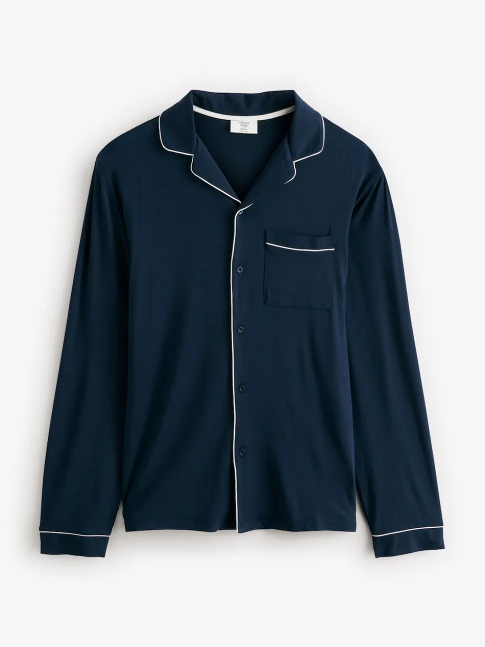 Chelsea Peers Blue TENCEL™ Modal Long Button Up Pyjama Set