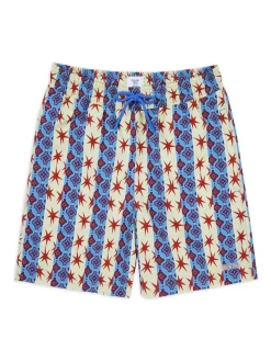 Chelsea Peers Multi Star Stripe Print Swim Shorts