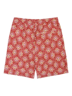 Chelsea Peers Red Lobster Print Swim Shorts
