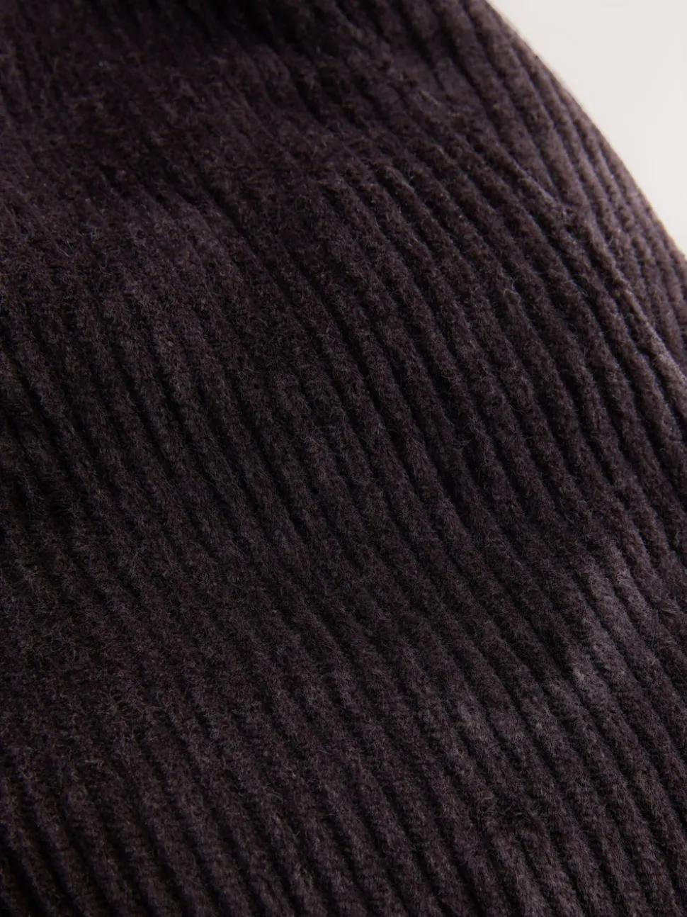 Chocolate Brown Cord Flat Cap