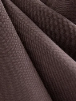 Chocolate Brown Long Sleeve Garment Dyed Oxford Shirt