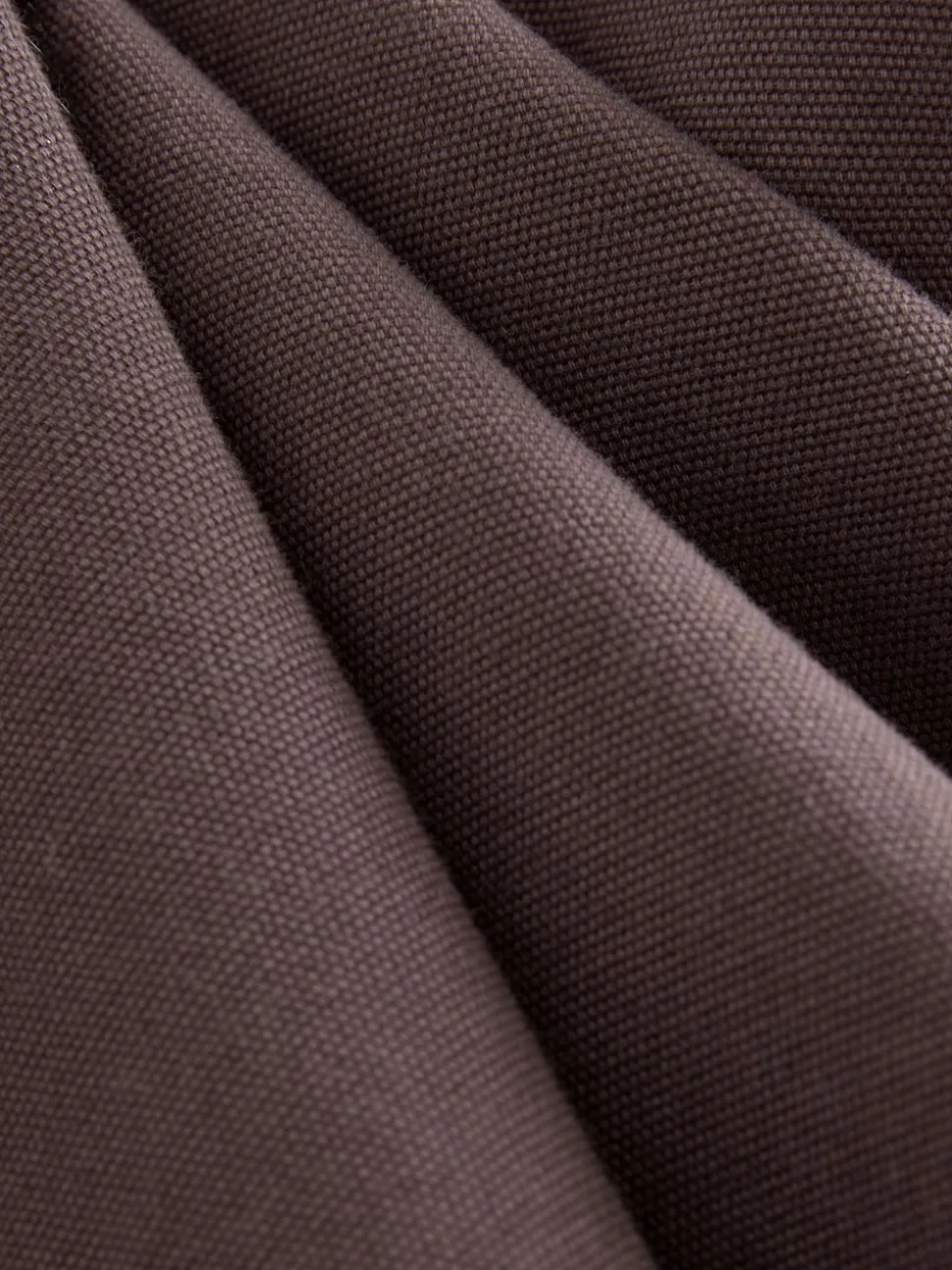 Chocolate Brown Long Sleeve Garment Dyed Oxford Shirt
