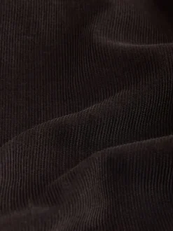 Chocolate Brown Long Sleeve Cord Shirt