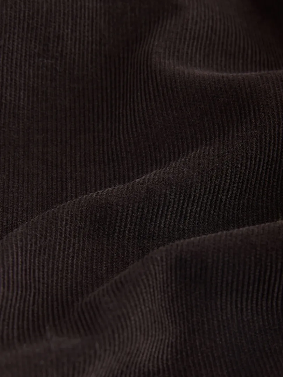 Chocolate Brown Long Sleeve Cord Shirt