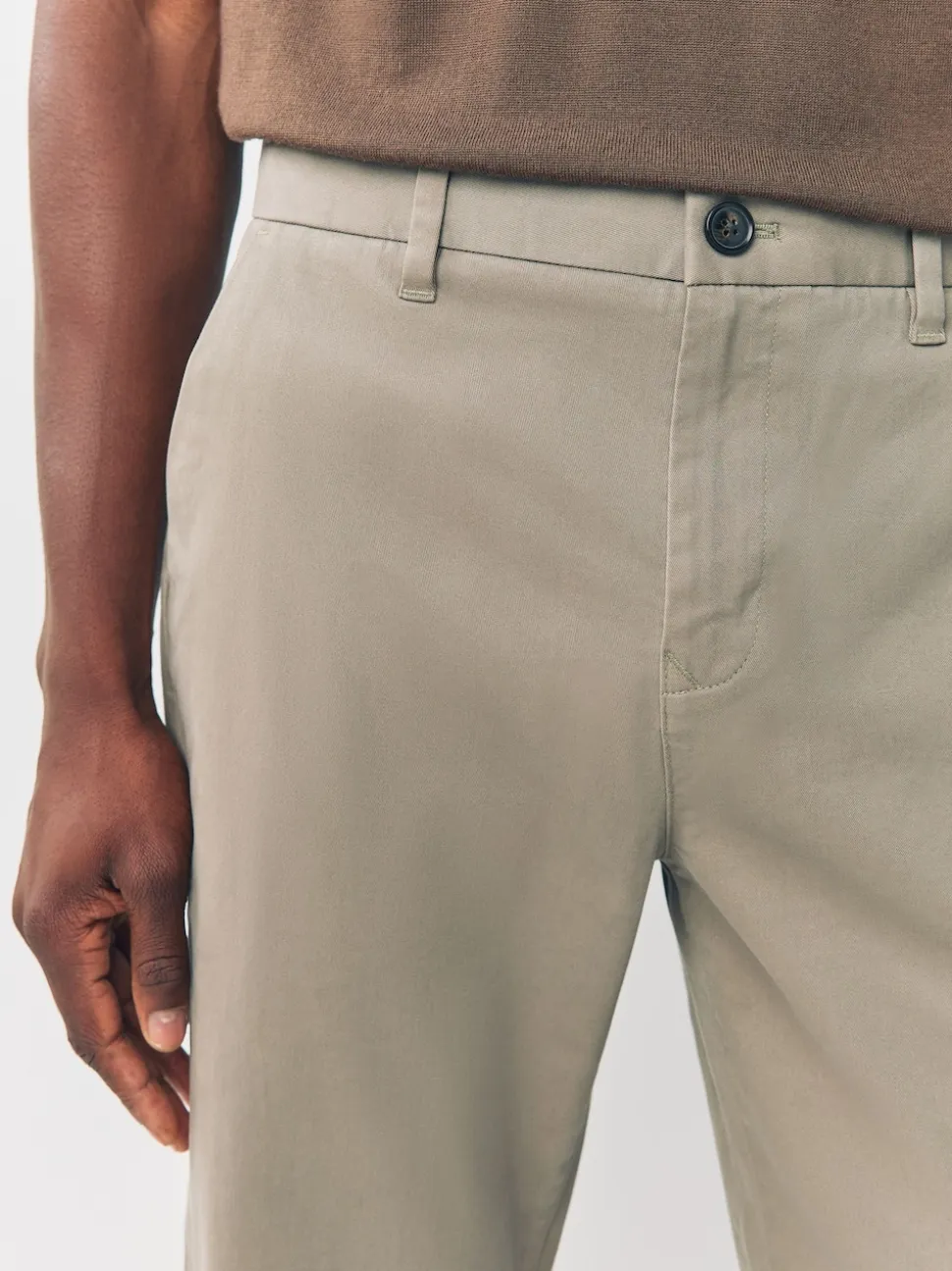 Clay Slim Fit Stretch Chinos Trousers