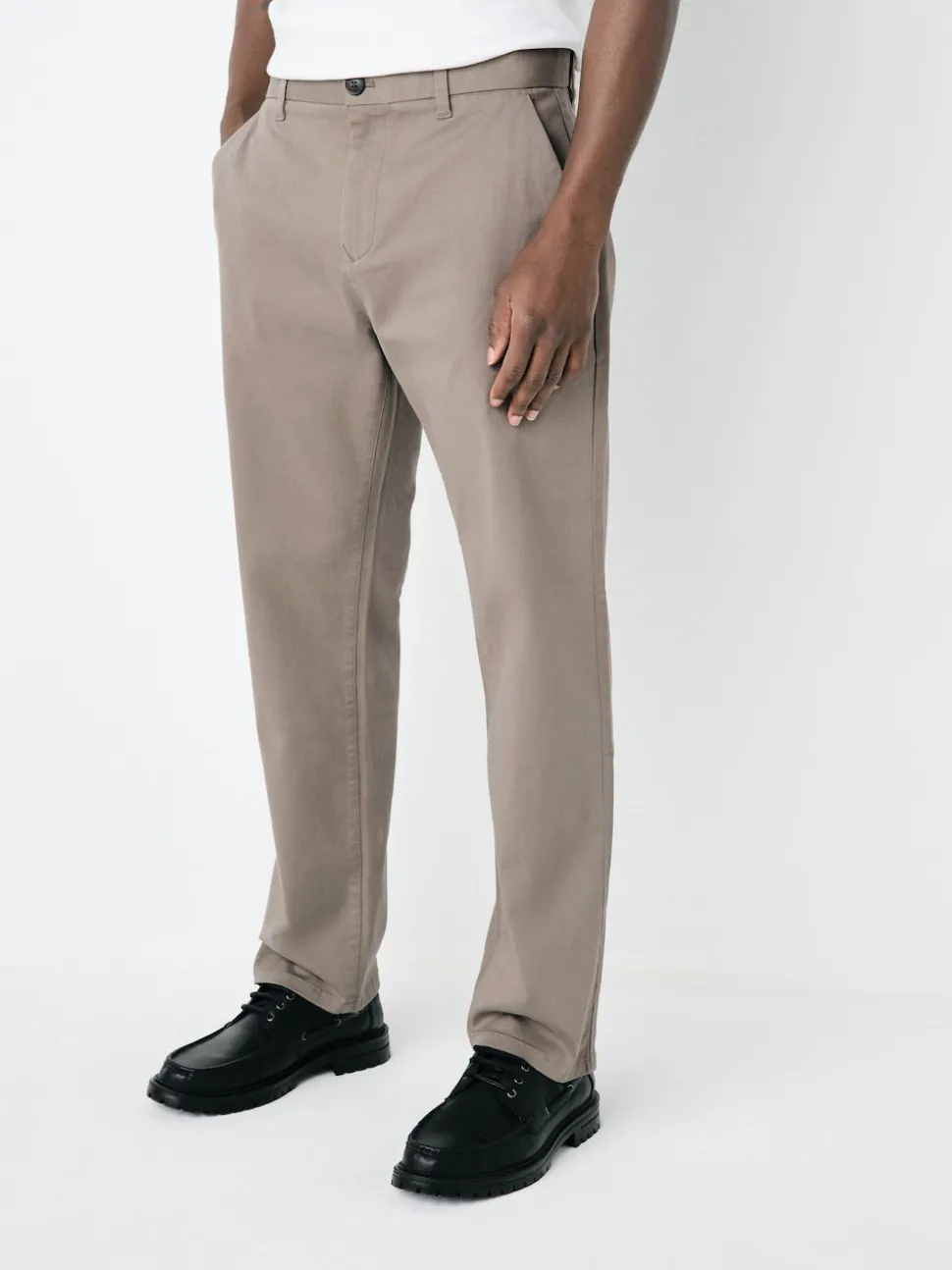 Clay Straight Fit Stretch Chinos Trousers