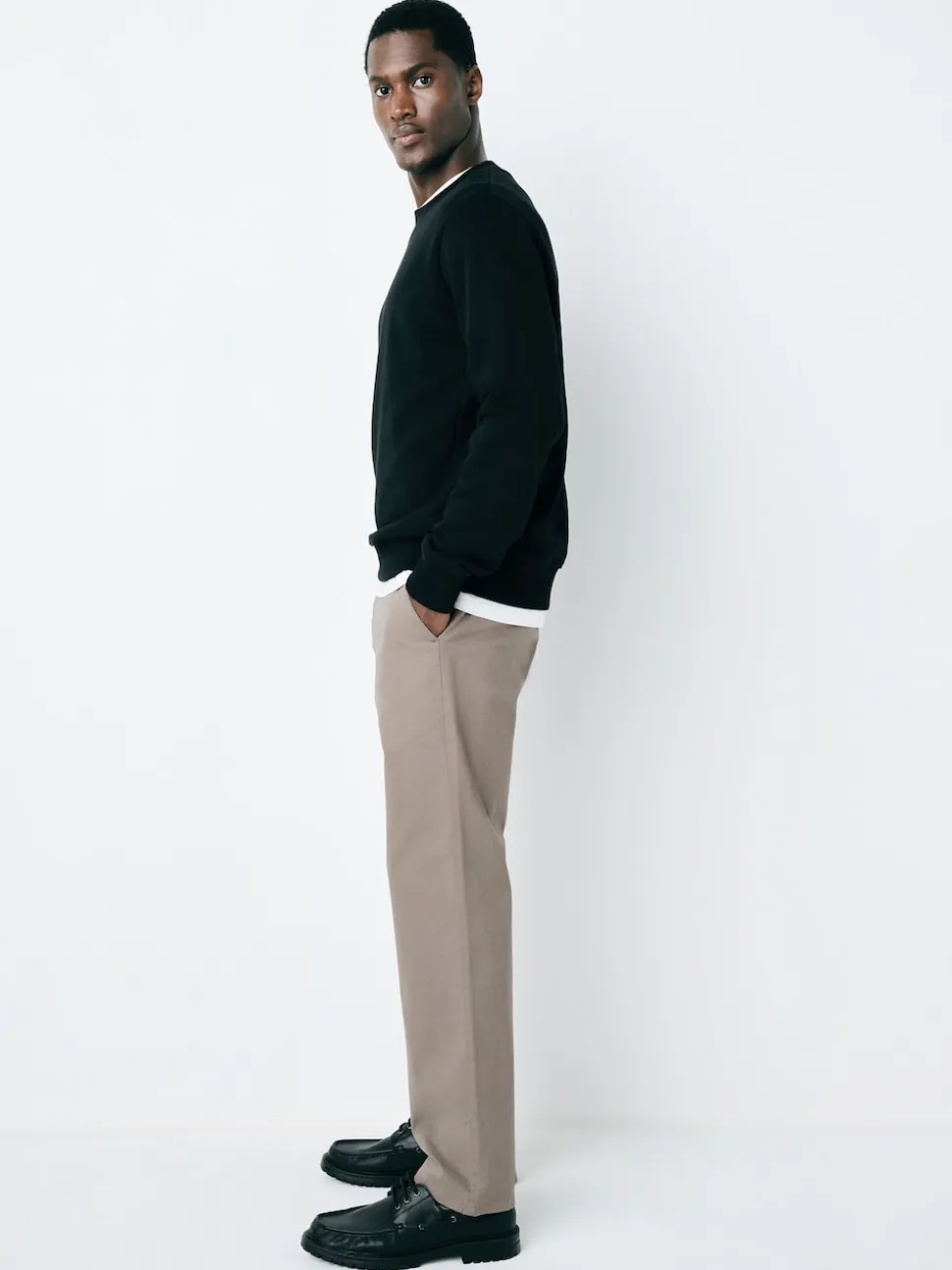Clay Straight Fit Stretch Chinos Trousers