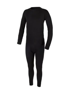 CMP Black Mens Ski Base Layer Set Nero