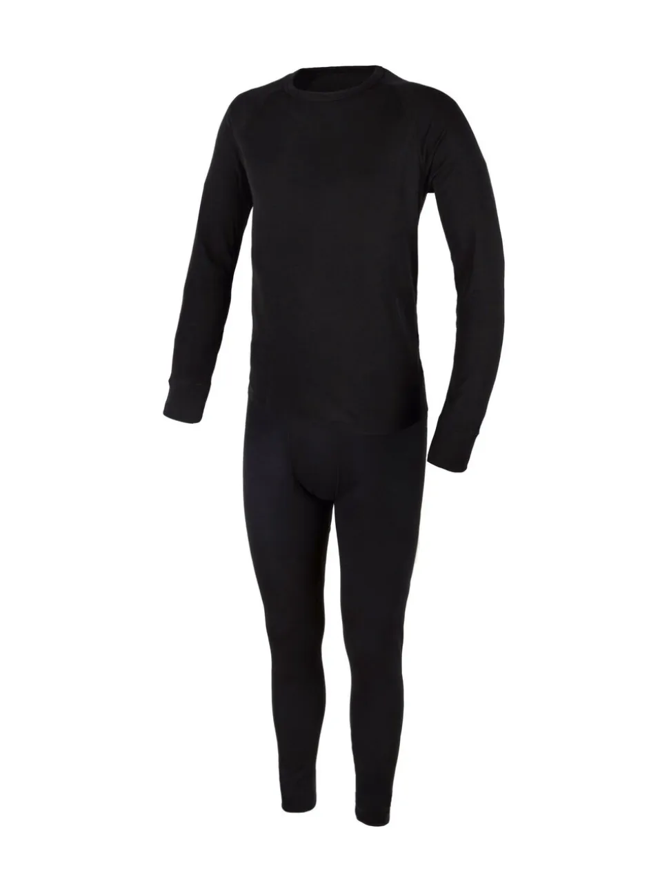 CMP Black Mens Ski Base Layer Set Nero