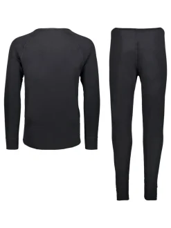 CMP Black Mens Ski Base Layer Set Nero