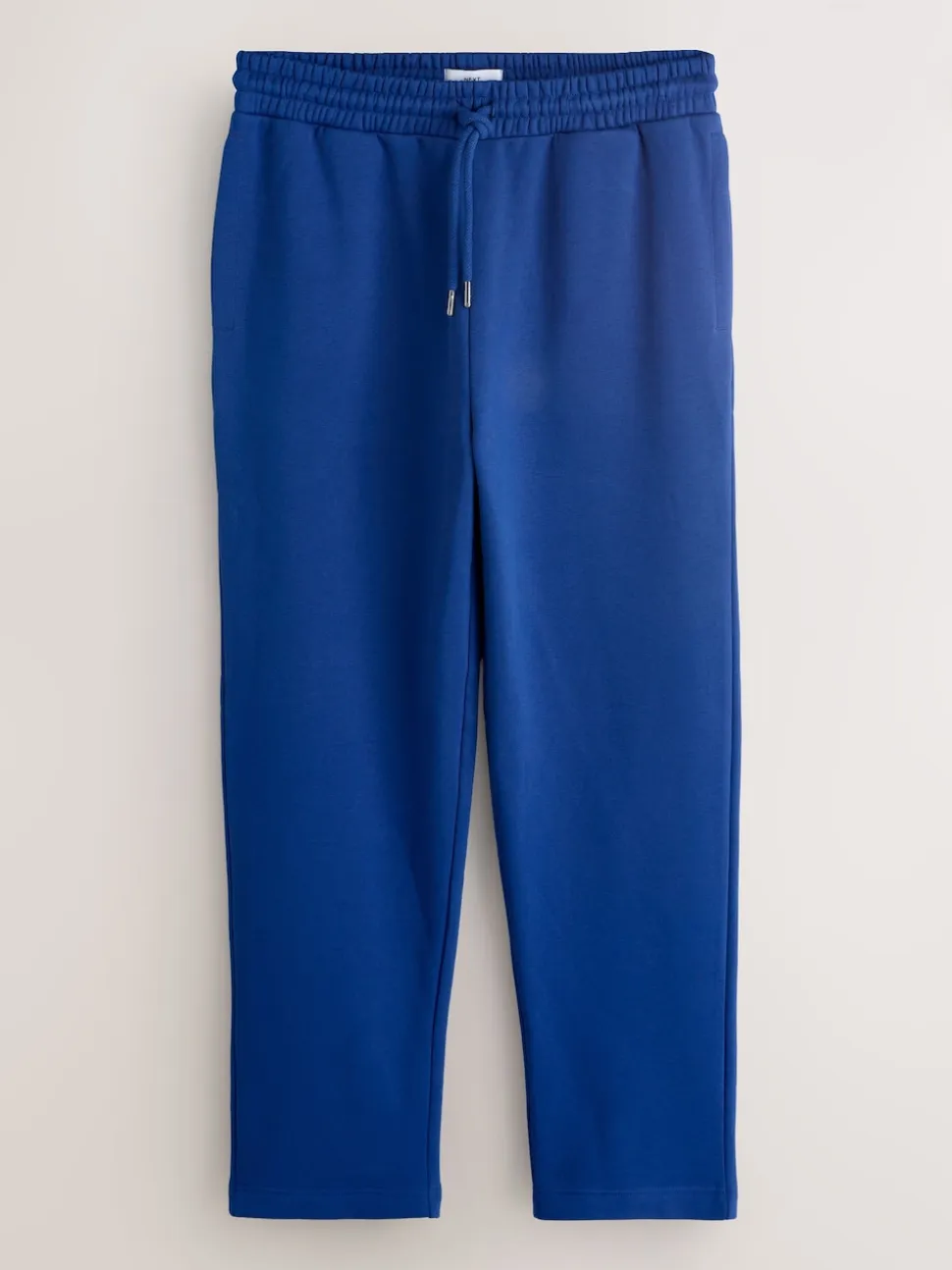 Cobalt Blue Straight Fit Brushback Heavyweight Joggers