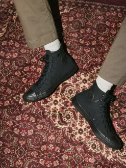Converse Black Chuck High Trainers