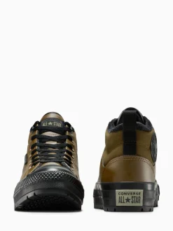 Converse Brown Chuck Taylor All Star Malden Street Mid Top Trainers